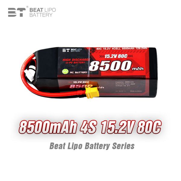 btlipo rc battery 8500mAh 4S 15.2V 80C