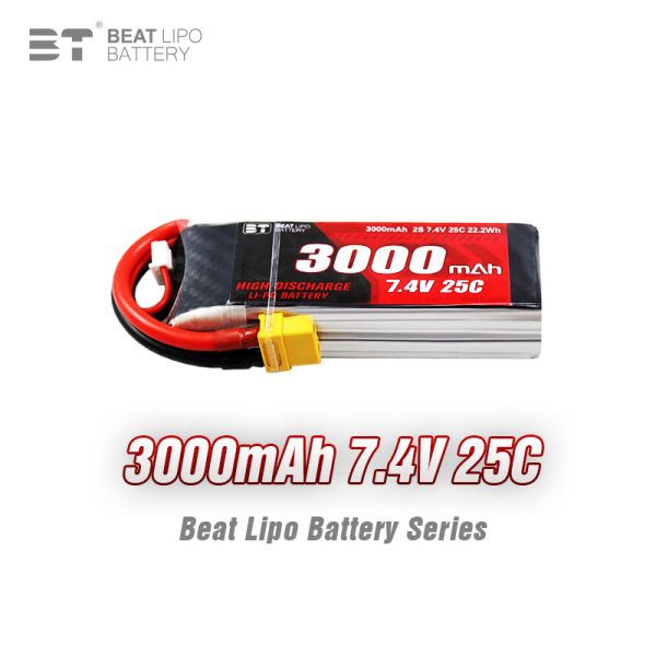 Beat lipo Car Electricity Series 3000mah 2S 25C车电